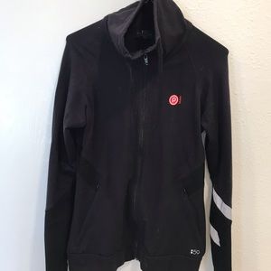 pure barre TEAM zip up jacket